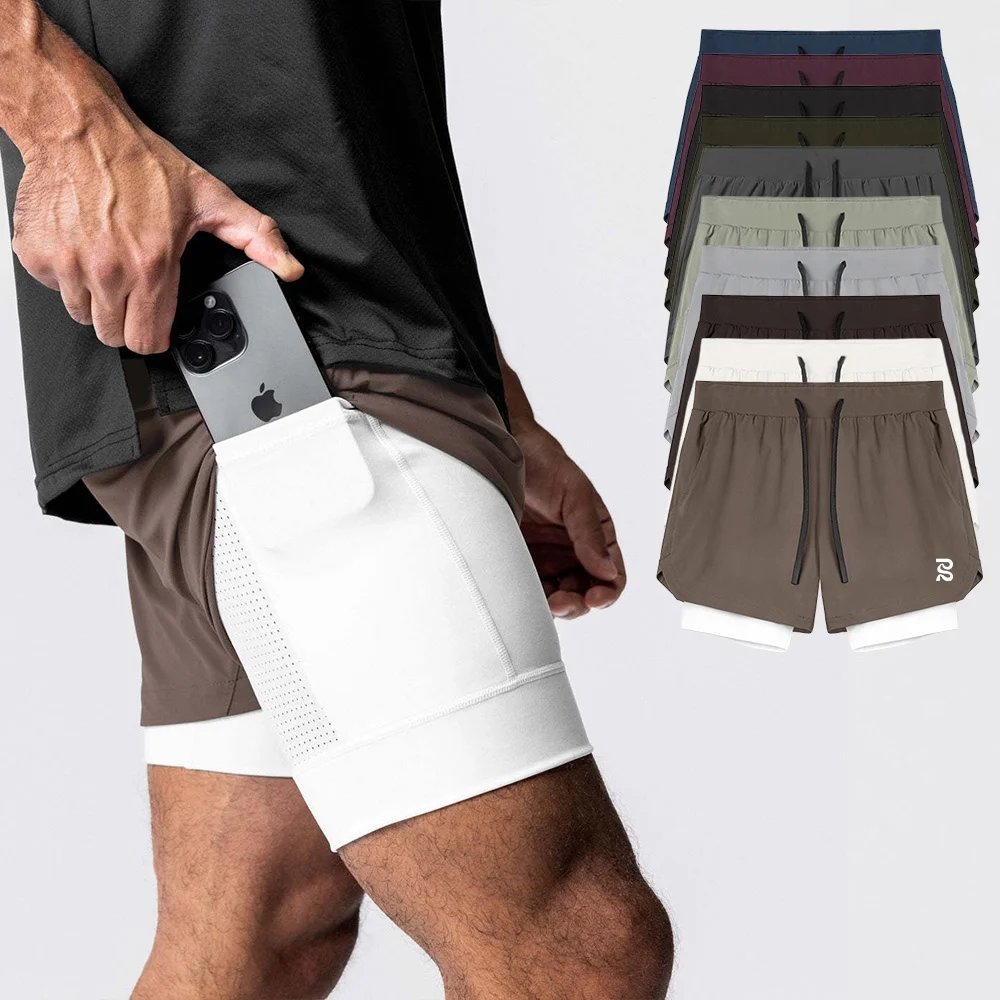 

Мужские спортивные шорты Bandit Inner Ice Silk Qui Dry Running Fitn, длиной пять дюймов, в стиле Ханьфу, подходят для занятий спортом и тренировок.