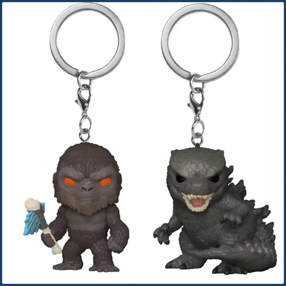 

Funko Keychains King Kong Vs. Godzilla HOT Science Fiction Movie Merchandise Action Toy Figures Pendant Keychains Children Gifts