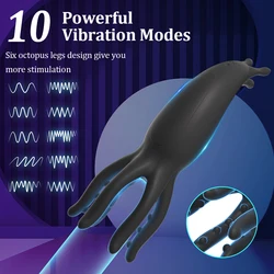 Penis Glans Vibrator Lasting Delay Ejaculation Trainer Blowjob Vibration Stimulator Massager Male Masturbator Sex Toys for Men