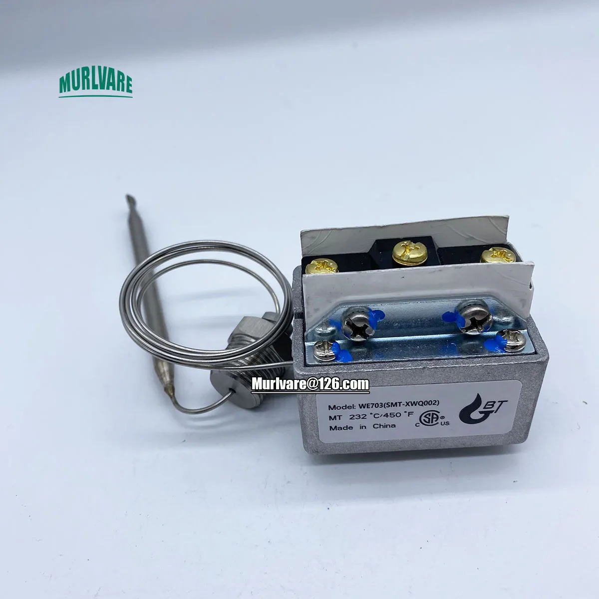 High Limit Switch 232℃ 450℉  3/8" NPT 1177 Thermostat For Frymaster Fryer Replacement