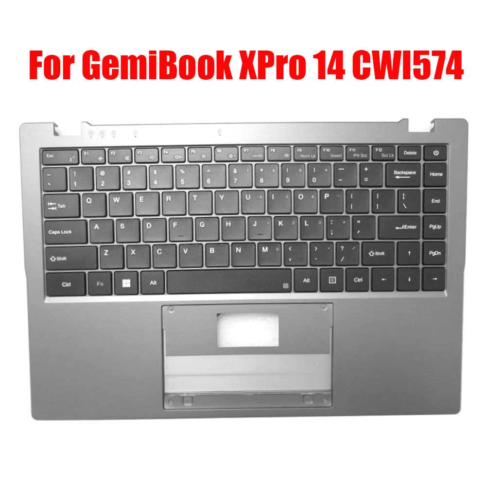 

Laptop Palmrest For Chuwi For GemiBook XPro 14 CWI574 Without Backlit English US Keyboard Gray Upper Case New