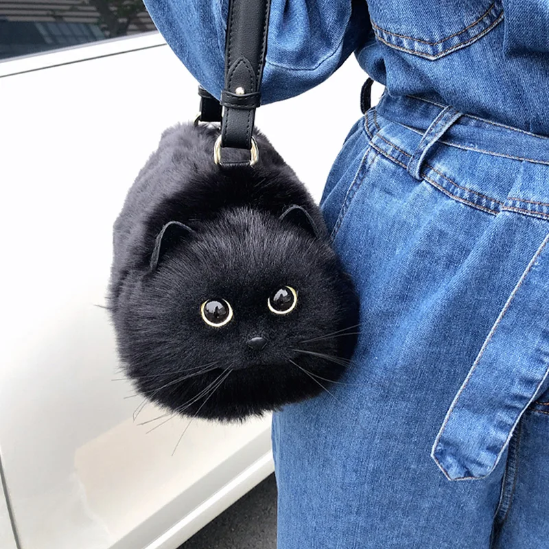 Bolso de gato, bandolera, versátil, pequeño y bonito, bolso cruzado de moda para mujer, diseño de alto nivel para Otoño e Invierno