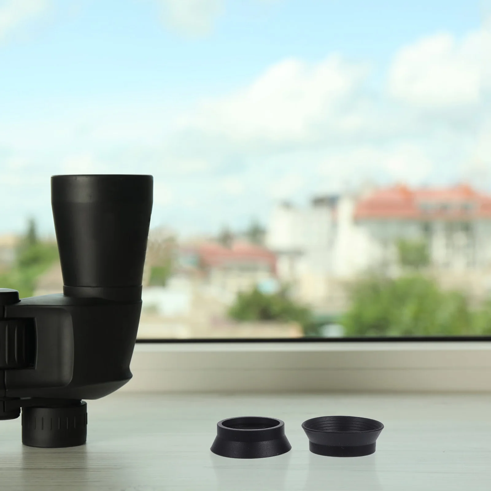 2pcs Rubber Eyepiece Covers Soft Eyepiece Guards For Stereo Microscope Replaceable Eyepiece Shields Microscope Accessories