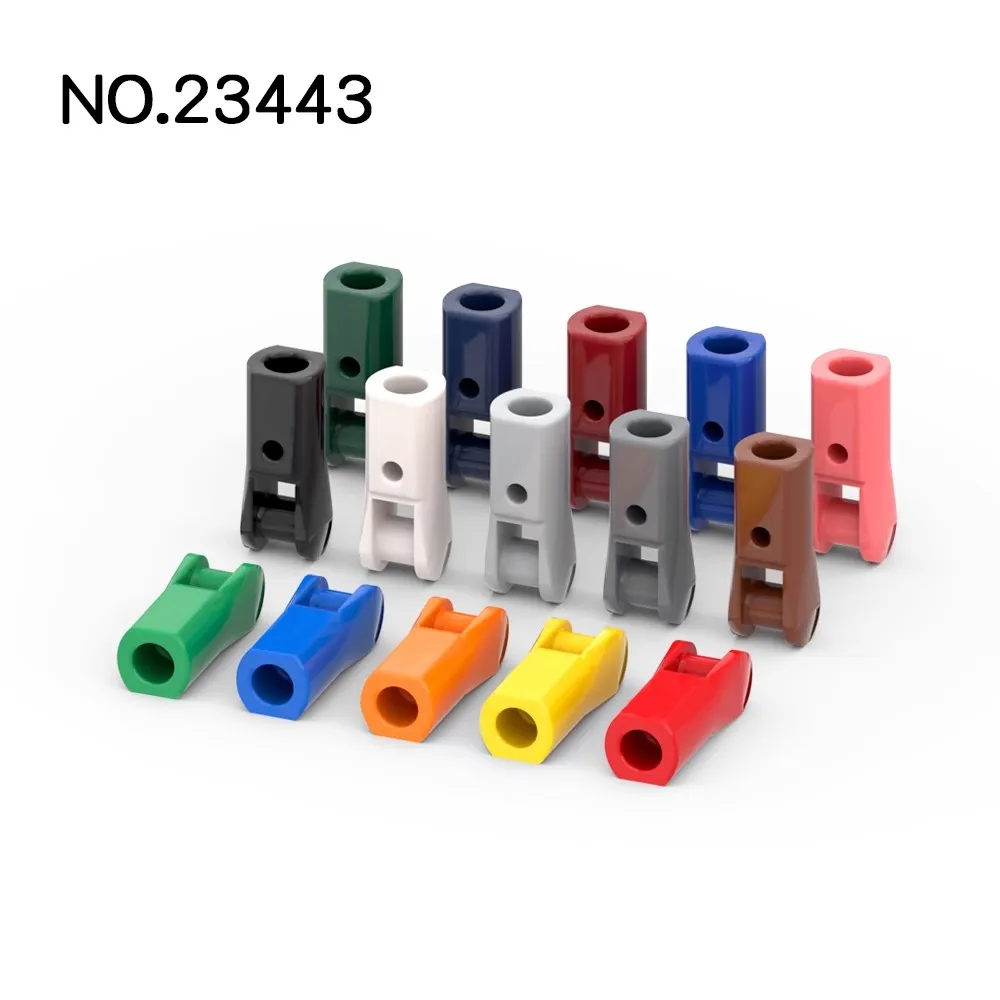 20pcs MOC Compatible Assembles Particles 23443 49755 Bar Holder Thick with Handle Building Blocks Parts DIY Educational Tech Toy