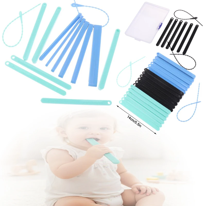 Dental Jaw Bite Blocks Silicone Exerciser Muscle Trainer 3Color Set for Children Adult Speech Improvement School Use