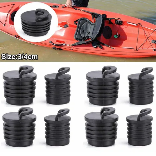 Tapones de goma para imbornal marino, tapones para agujeros de drenaje, tapones para Kayak, canoa, barco, accesorios para Kayak, tapón de agua, tapón hueco, 4 Uds.