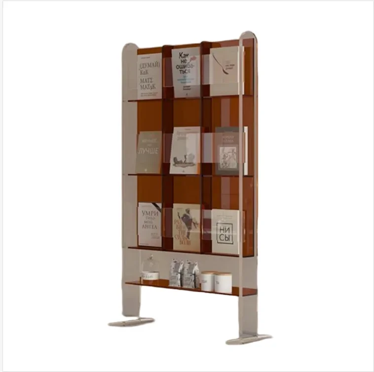 Simple Light Luxury Display Shelf for Living Room Space Saving Stable Structure Non-Slip Feet Easy Installation Versatile Use