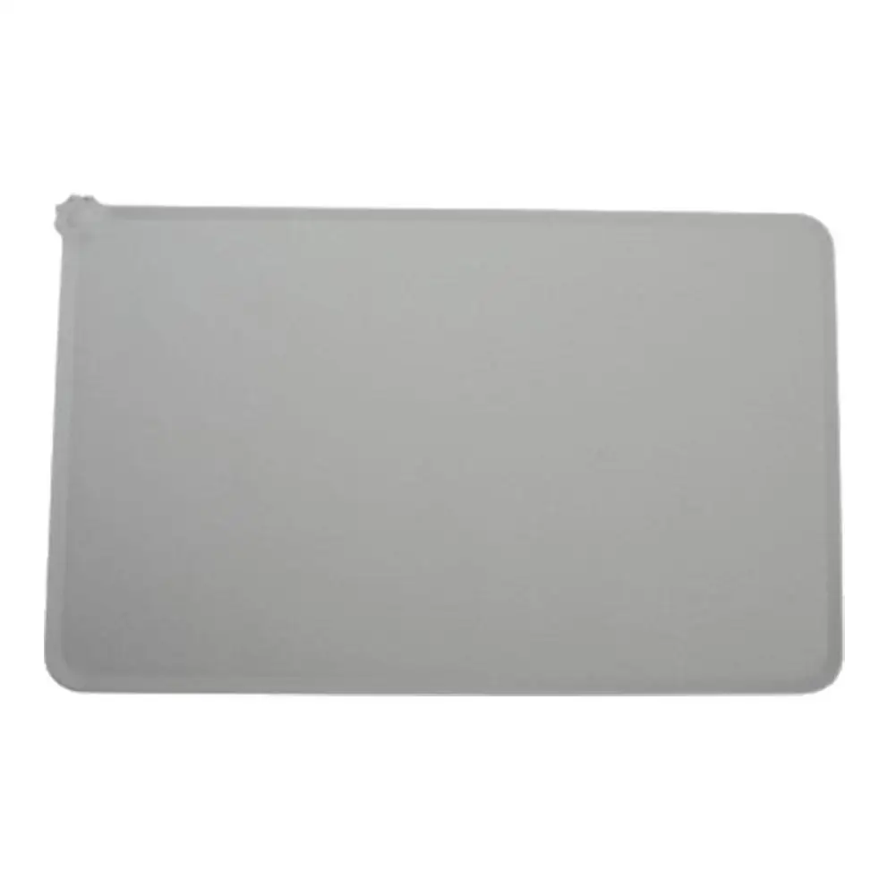 Alfombrilla impermeable de silicona para mascotas, Mantel Individual para alimentación de perros y gatos, de Color sólido, fácil de lavar