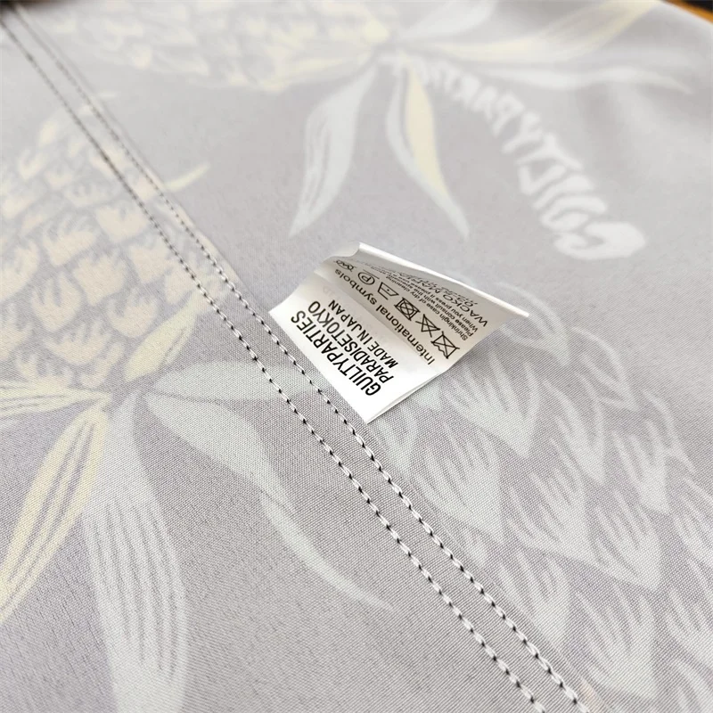 WACKO MARIA High-end Heavenly Tokyo Drunken Dreams Full Print Pineapple Hawaii Short Sleeve Shirt Summer Brand Shirt