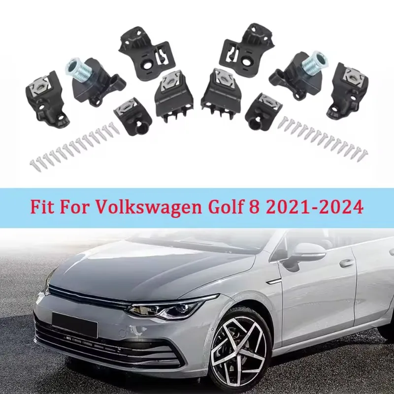 5H0998225 5H0998226 For Volkswagen Golf 8 2021 2022 2023 2024 Front Bumper Headlight HeadLamp Bracket Repair Kit Accessories