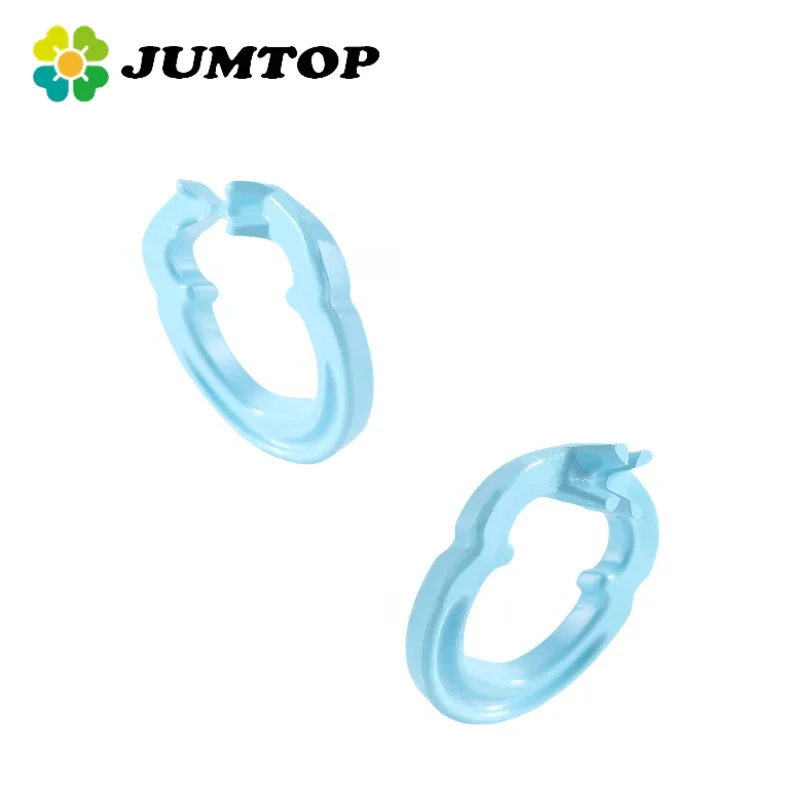 

JUMTOP 4Pcs Dental Rubber Dam Clamp Barrier Clip Resin Material Separator Ring Dentist Tools