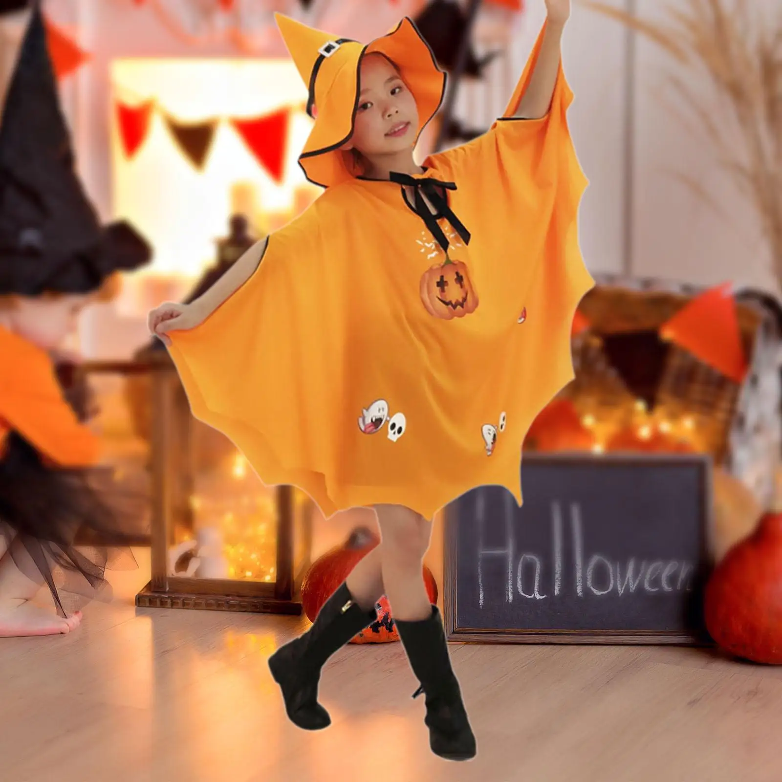 Kids Halloween Costume Dress up Bat Costume for Holiday Carnival Performance