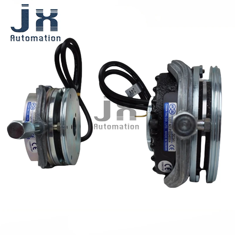 대만 체인 테일 DC 24V/90V 전자기 안전 브레이크 ABS006AA 샤프트 직경 25mm/30mm 모터 전력 손실 브레이크