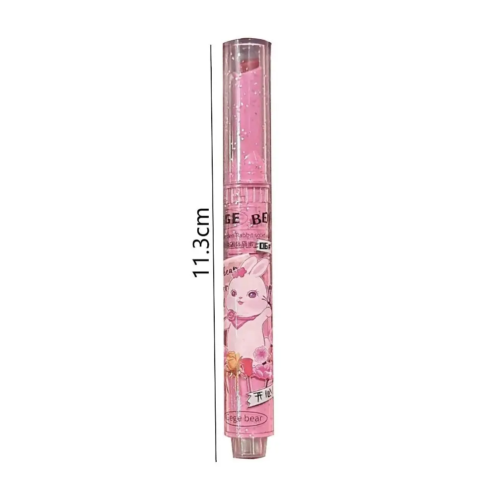 Glitter Clear Solid Lip Gloss Pink Mirror Lipstick Pen water Jelly Moisturizing Lip Tint Love Heart Shape 3 pz/set Lipgloss Set