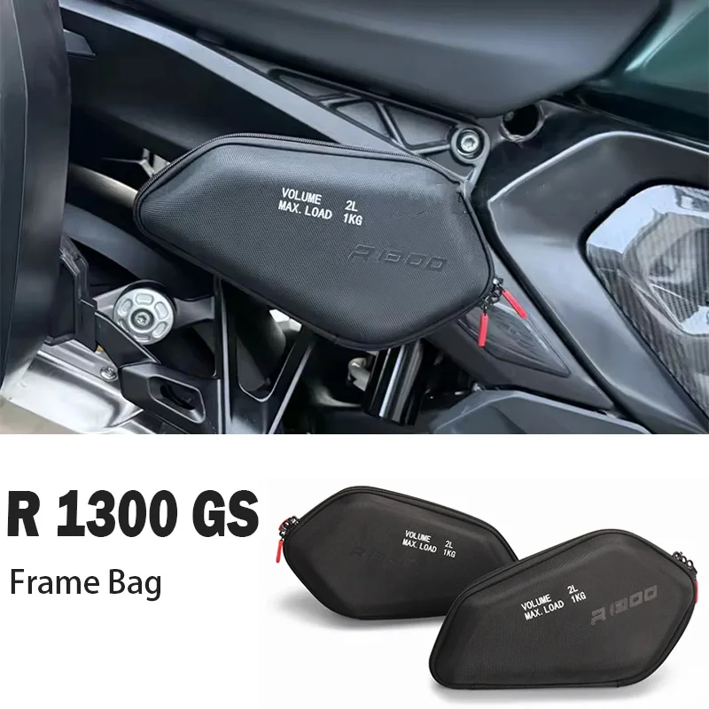 

New FOR BMW R 1300 GS Motorcycle Side Frame Bag Storage Package Bags Waterproof Bag 2L GS1300 R1300GS 2023 2024 2025