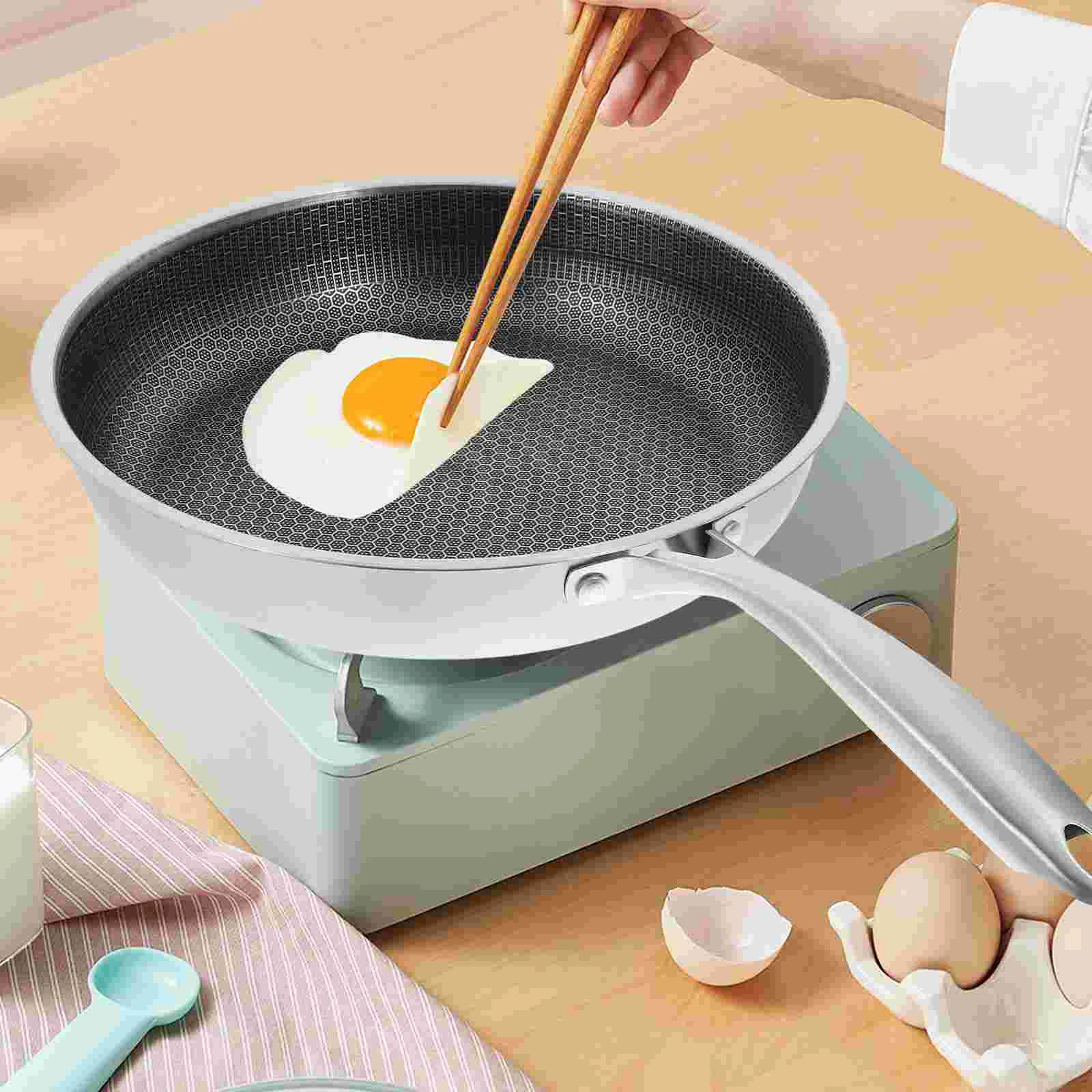 Frying Pan Stainless Steel Wok Work Non Stick Pans Non-Stick Honeycomb Nonstick Skillet