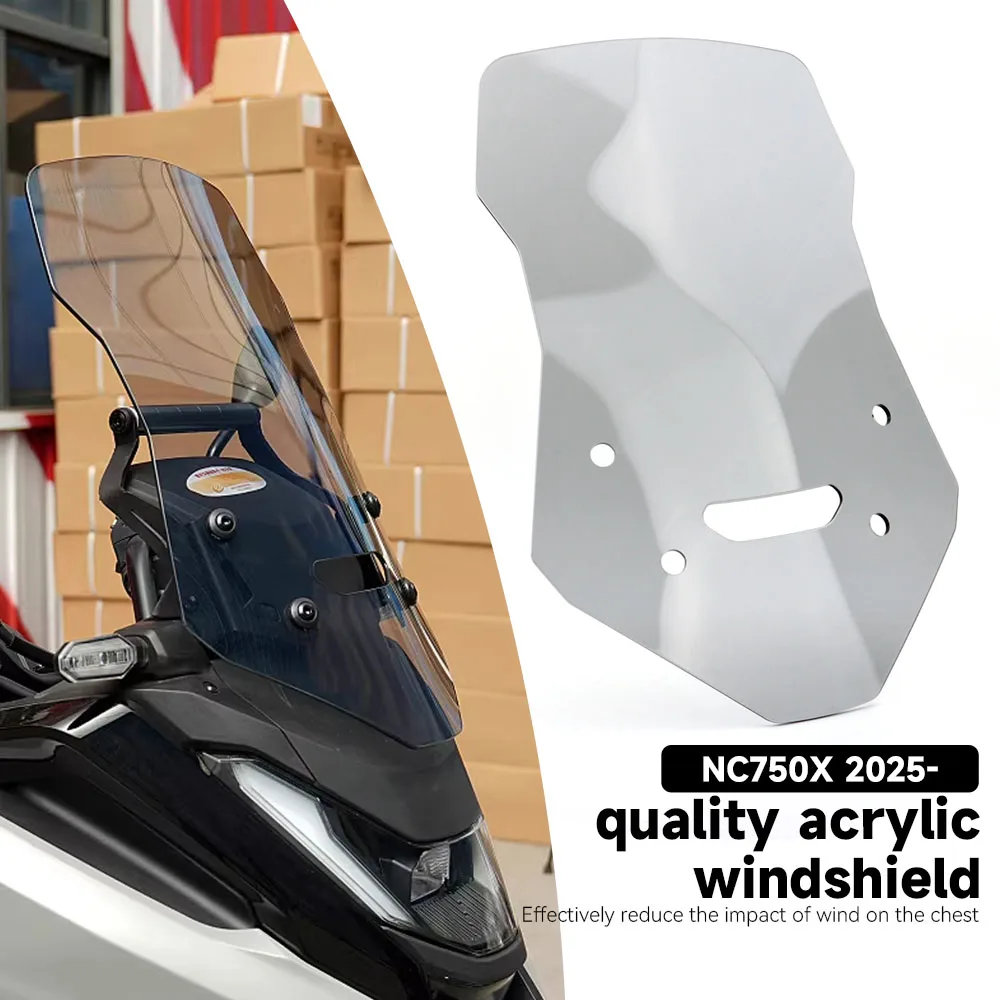 

For HONDA NC750X NC 750X 2025 2026 Motorcycle Accessories Front Windshield Height Increasing Windshield Deflector