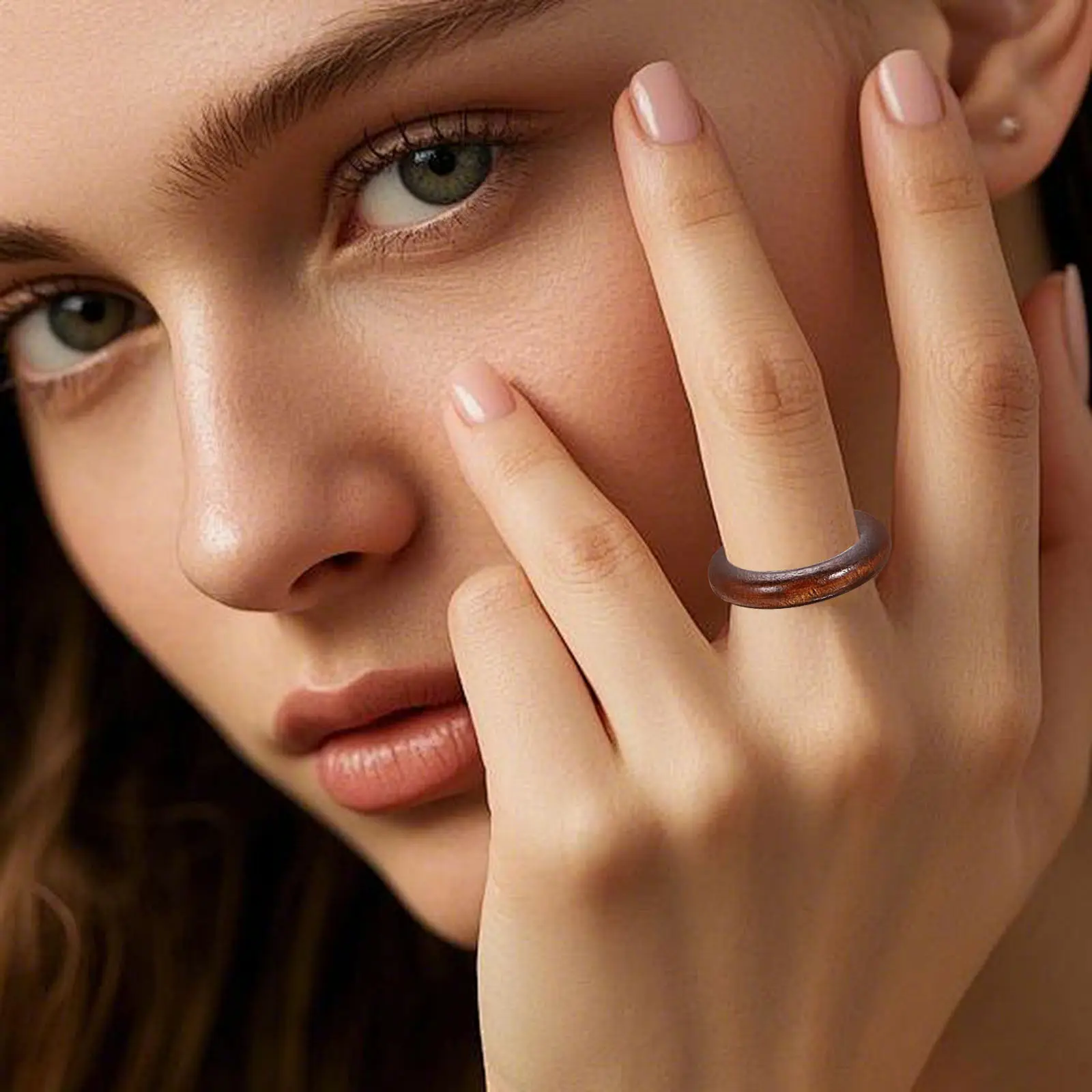 

24 шт. гладких необработанных деревянных заготовок для изготовления колец своими руками, натуральные деревянные заготовки, художественные принадлежности, маленький деревянный материал для поделок