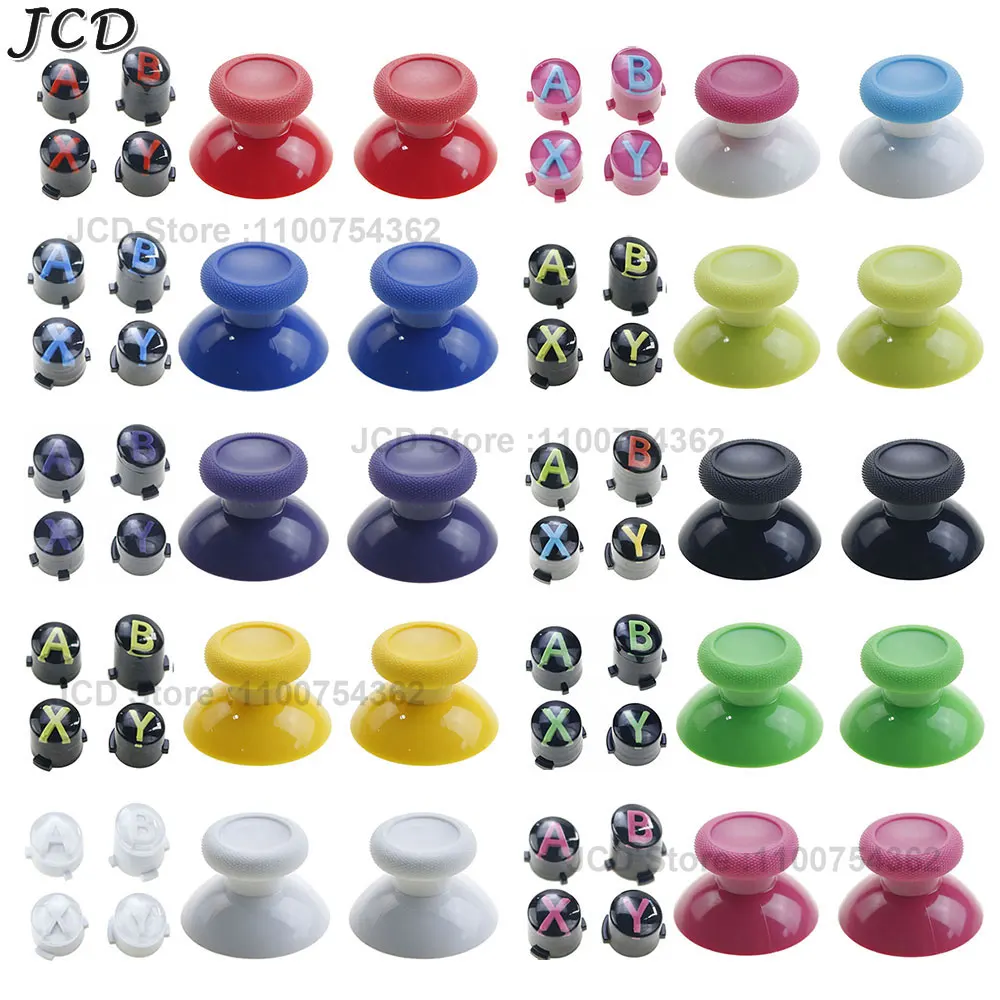 

JCD For XBox Series X S XSS XSX Controller Joystick Cover Thumbsticks Analog Stick Caps ABXY Action Face Buttons Repair Parts