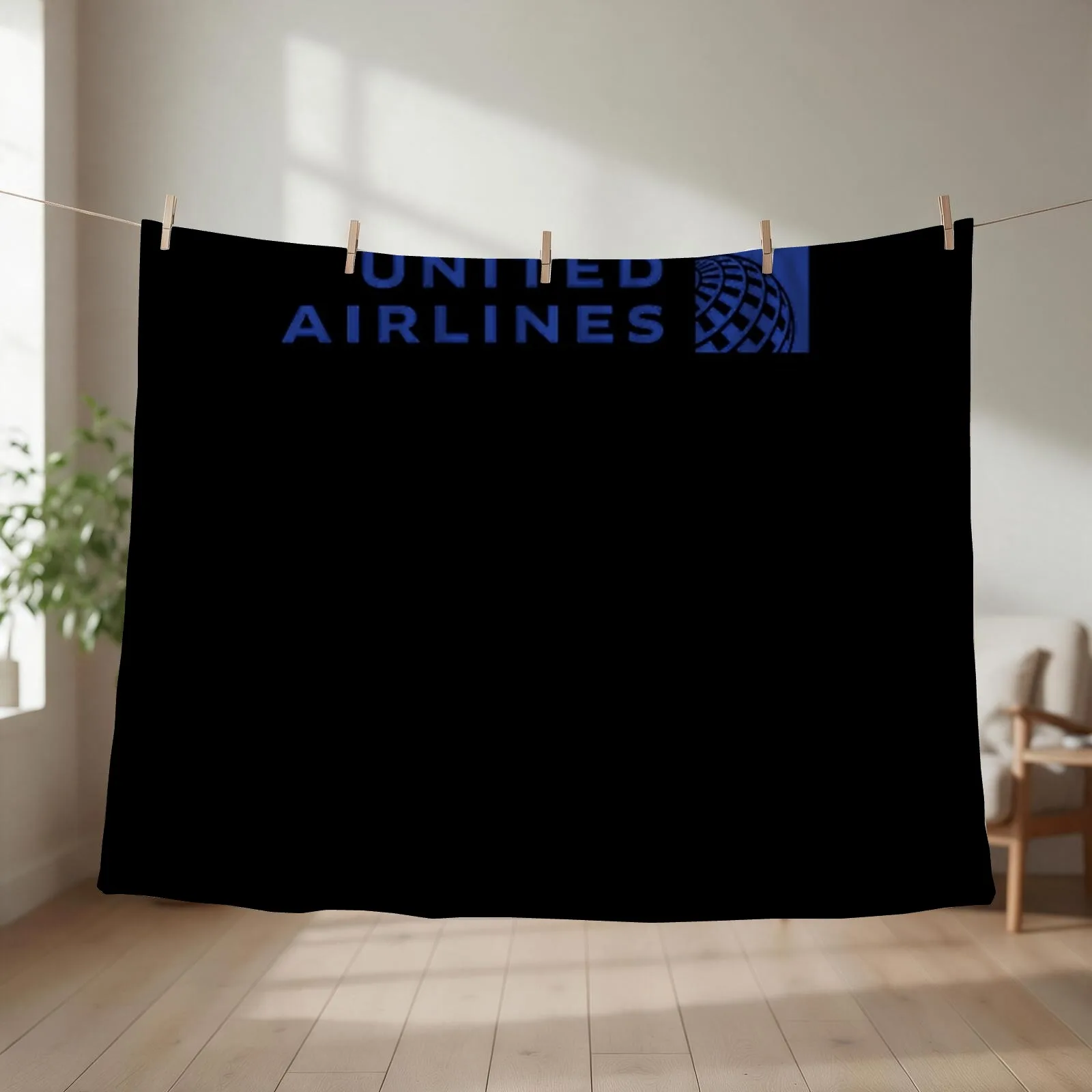 United Airlines Throw Blanket Furrys Camping Thermal christmas gifts Blankets
