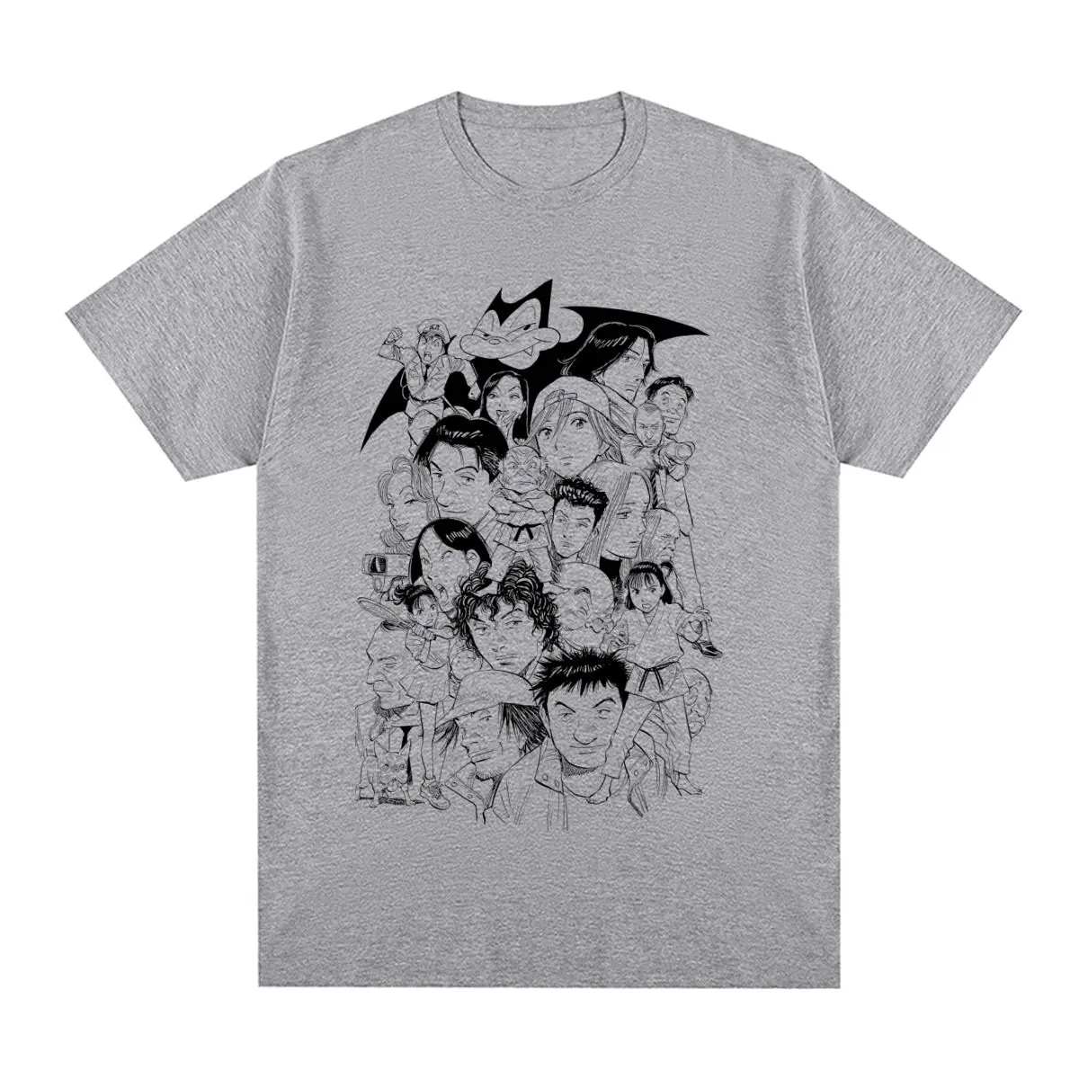 naoki urasawa Manga Vintage T-shirt Graphic Custom Funny Cotton Men T shirt New Tee Tshirt Womens Tops