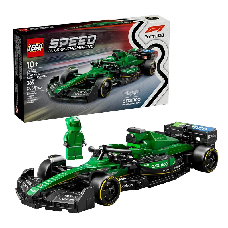 

Lego Speed 77242 Ferrari SF24 Red Bull Racing RB20 Mercedes AMGF1 KICK Sauber Racing Building Block Toys for Boys and Girls