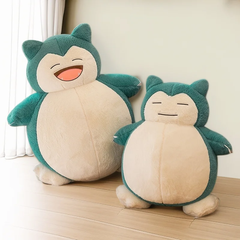 30-60cm Cute Snorlax Plushie Cartoon Pokemon Snorlax Plush Toys Soft Stuffed Pokémon Snorlax Doll Kids Birthday Gifts Room Decor