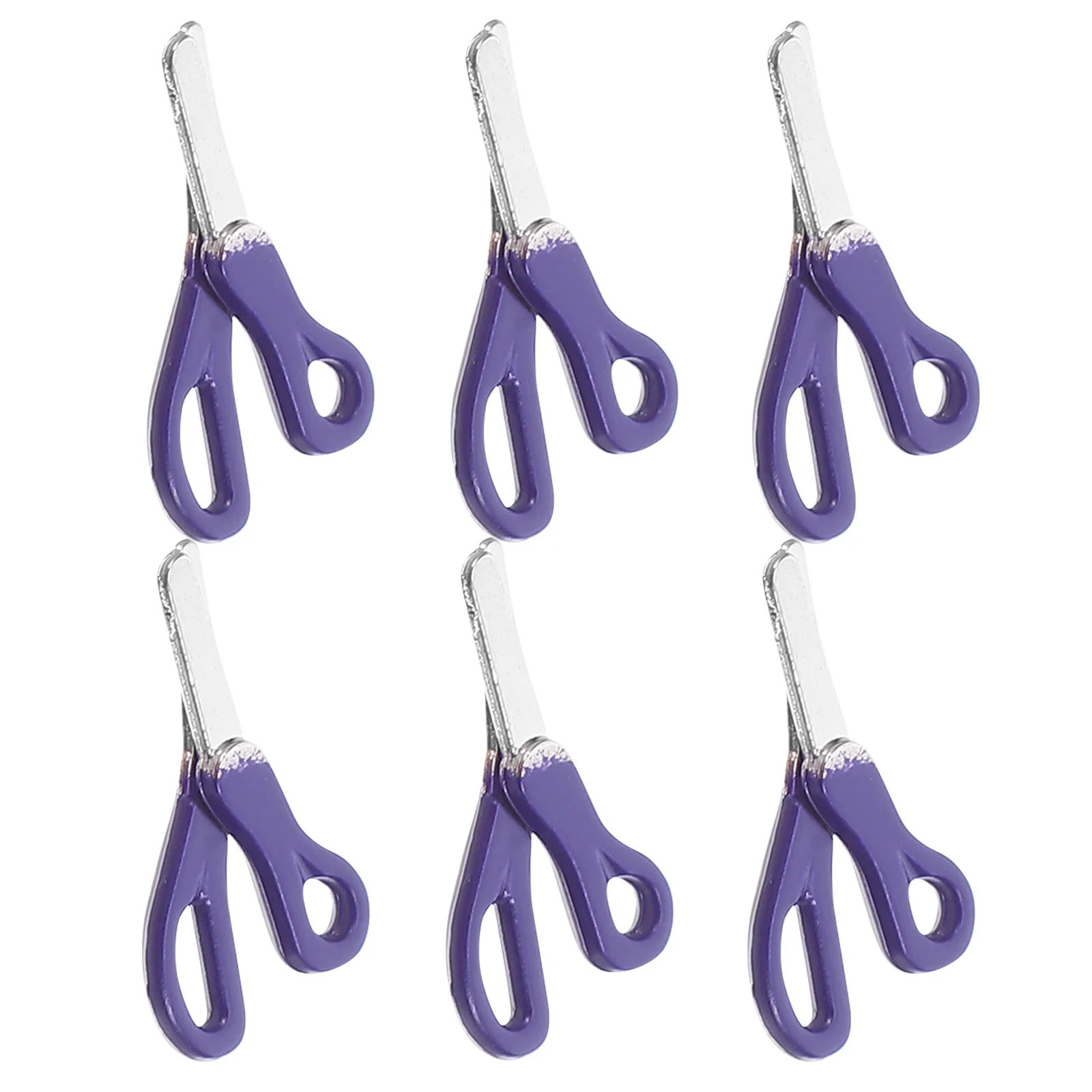 

6 шт. миниатюрные металлические ножницы, реалистичные ножницы, декоративные инструменты для рукоделия, реквизит для косплея, сценического выступления