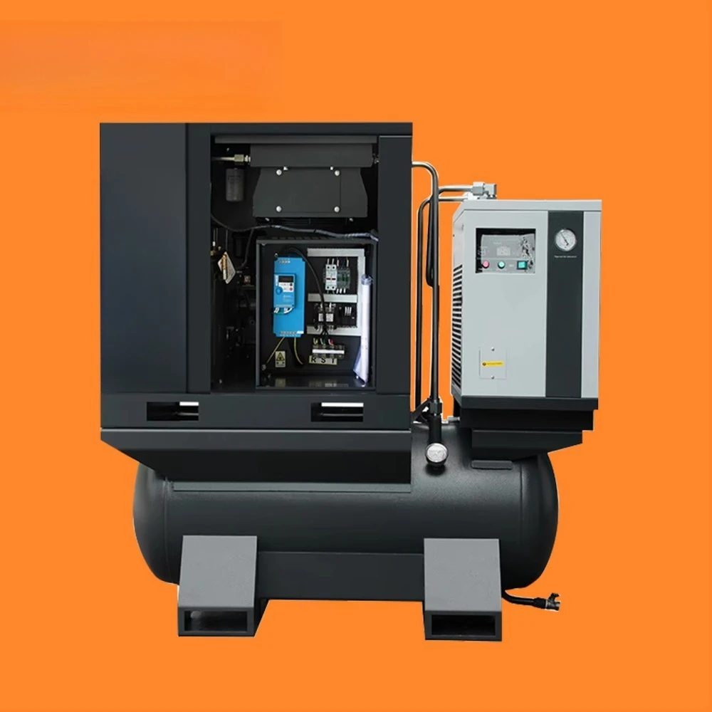 Industrial Electric Rotary Screw air Compressor Integrated 3 in 1 air Compressor Combined air Dryer