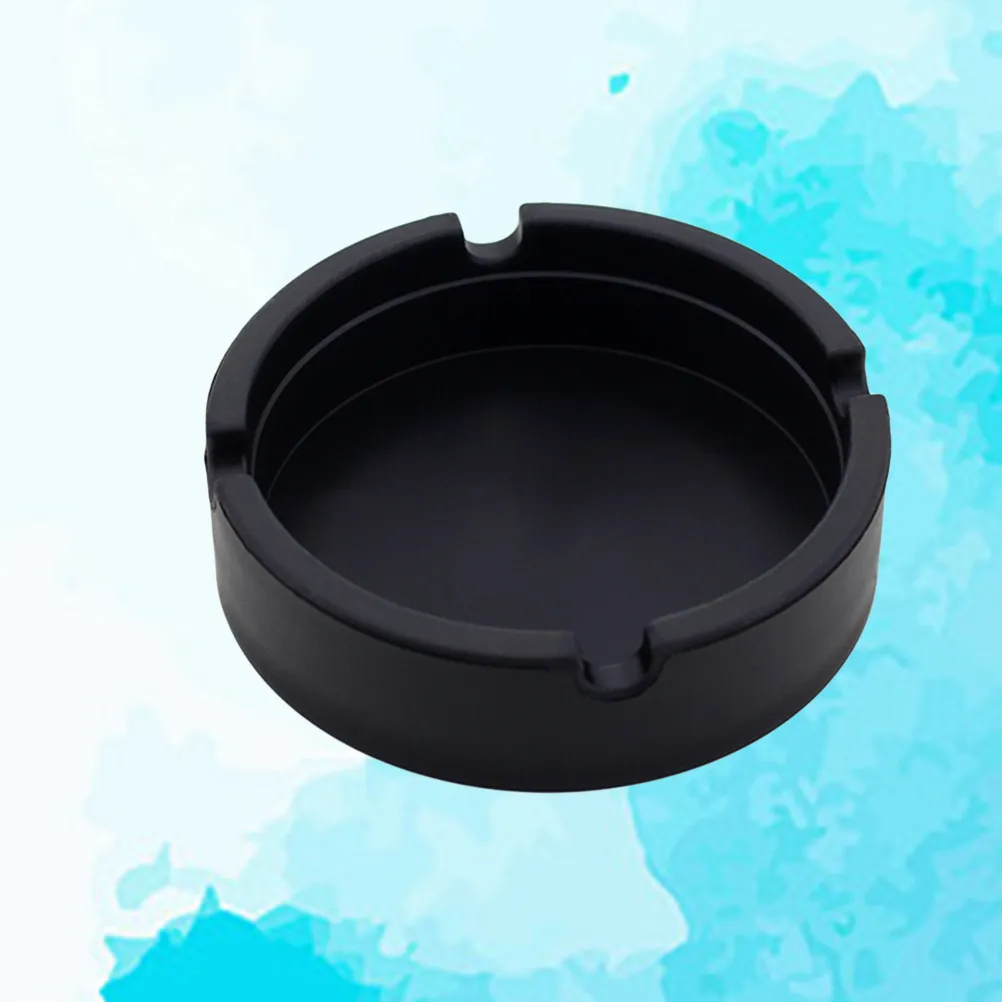Ashtray for Home Use Camouflage Silicone High Temperature Resistant Unbreakable Low Maintenance