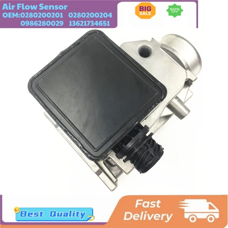 Auto Mass Air Flow Sensors 0280200201 0 280 200 201 0280200204 0986280029 13621734651 for BMW E30 E36 316i 316g Opel