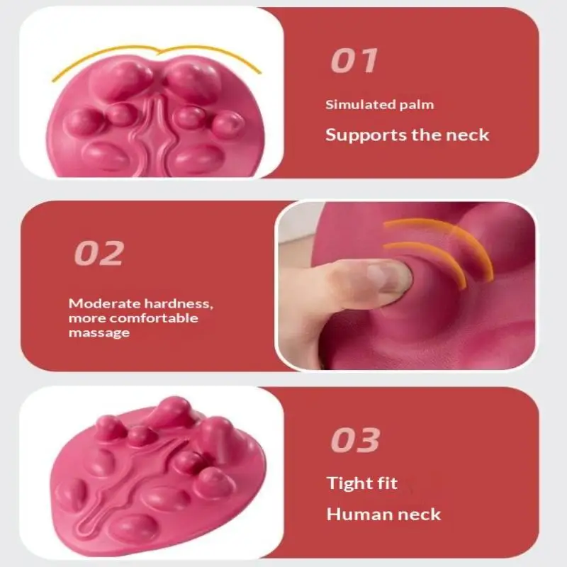 

Массажер для акупрессуры шеи, эргономичный массажный коврик для шеи, дноуглубительная акупунктурная точка, массажная подушка для спины, облегчает боль в пояснице
