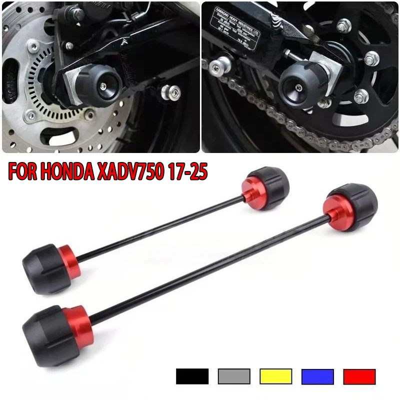 

Motorcycle Accessories For Honda XADV750 X-ADV 750 2017-2025 2022 2023 2024 Rear Front Axle Fork Crash Slider Wheel Protector