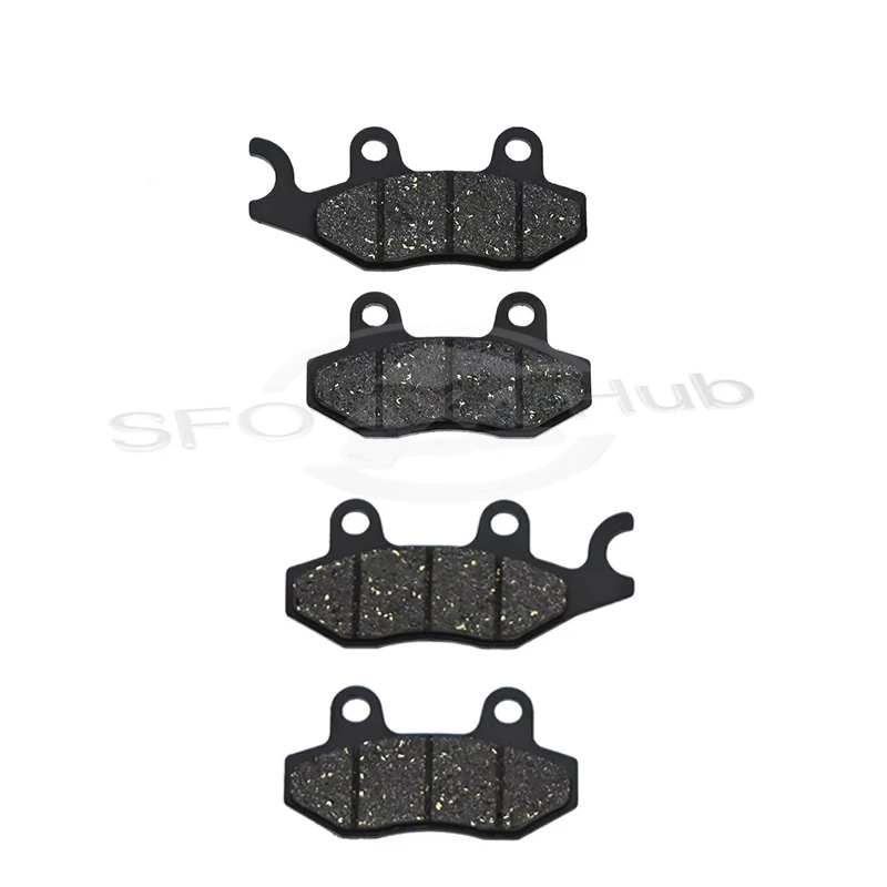 2 Pair Brake Pad for Hisun 400 700 Strike 800 Sector 450 Tactic 800 Vector 500 Axis 450 500 700 E1 44203-115-0000 44204-115-0000