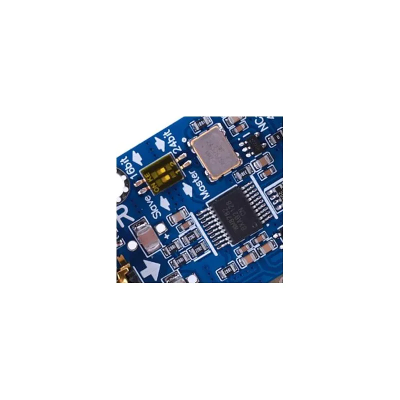 I2S ADC HiFi Audio Acquisition Card Module 24BIT 192K 96K 48K Audio I2S Capture Card Module Support 3.5MM/RCA Input