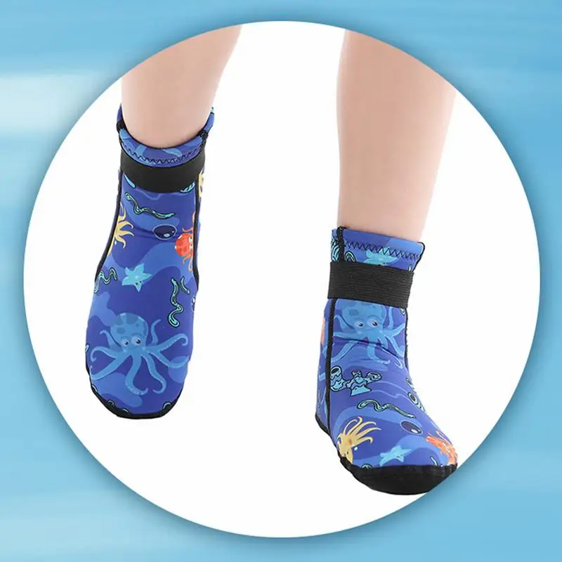 Anti-Scratch Kids Sand Socks Camouflage Sand Socks Sand-Proof Beach Sports Socks For Beach Swimming Snorkeling Sailing