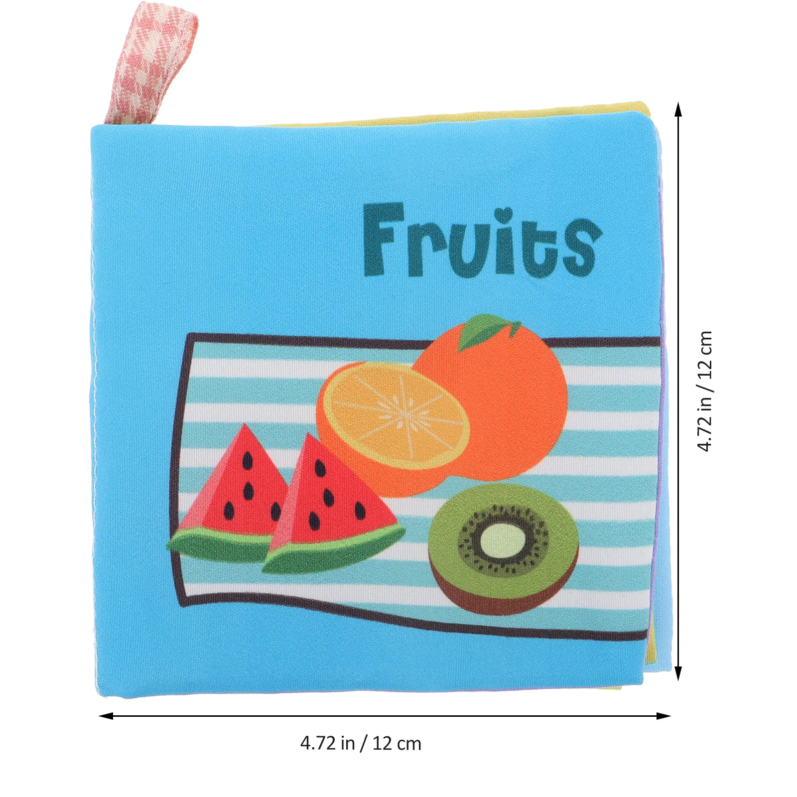 Soft Baby Cloth Bath Book Crinkle Sound Pages Early Learning Cartoon Fruit Recognition Infant Interactive Bath Book