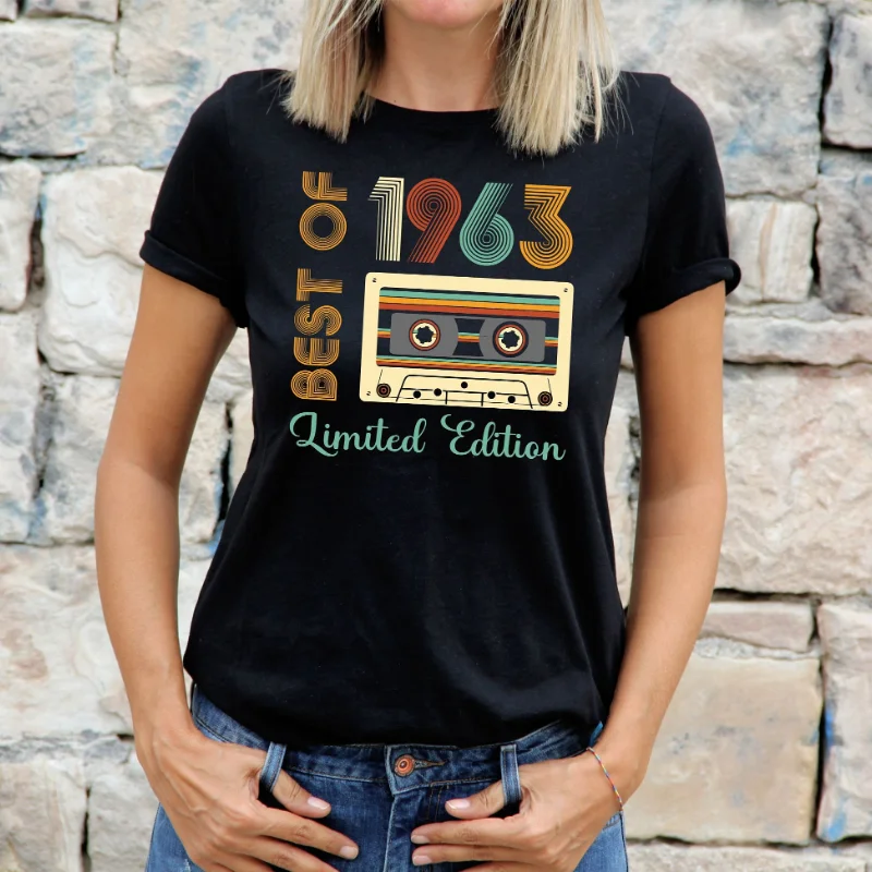 Womens 61St Birthday S For Mam T Shirt Present Limited Edition Best Of 1963 61Th Her