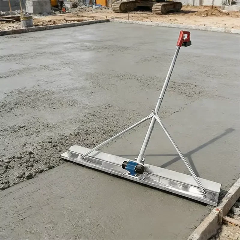 1.2M Electric Plastering Machine Flat Head Concrete Vibrating Ruler Lithium Battery Powered Polishing Motor for Construction