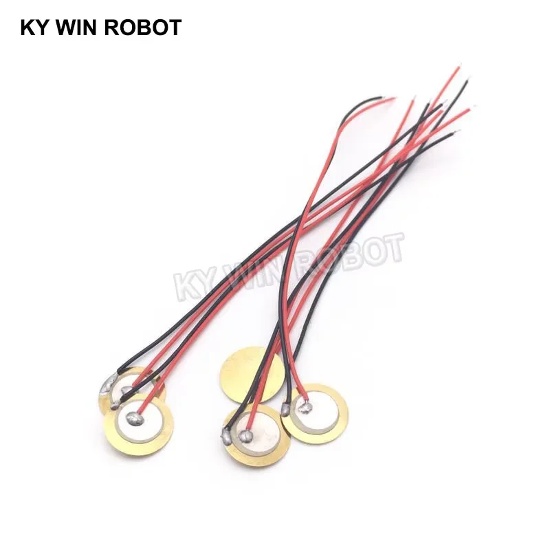 

10 Pcs Piezoelectric Piezo Ceramic Wafer Plate Dia 12mm For Buzzer Loudspeaker