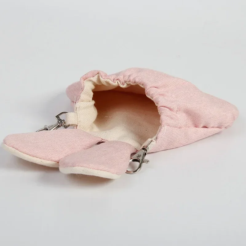 Small Pets Sleeping Bag Hamster Hammock Sugar Gliders Rat Nest Cage Hanging Bed Small Animal Housing Pocket Bed Swing Cage Toy