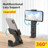 Airplane Phone Holder Portable Travel Stand Desk Flight Foldable Adjustable Rotatable Selfie Holding Train Seat Stand Support