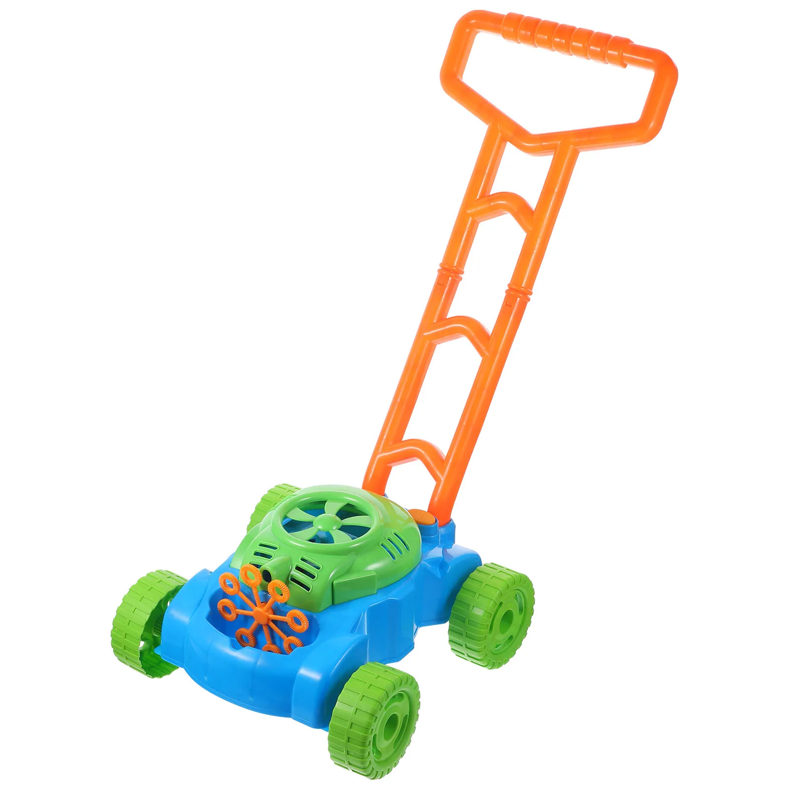 Tondeuse à bulles automatique pour enfants, Machine à bulles pour l'extérieur, jeux de pelouse, outil de jeu, son réaliste, sûr, coloré, jardin