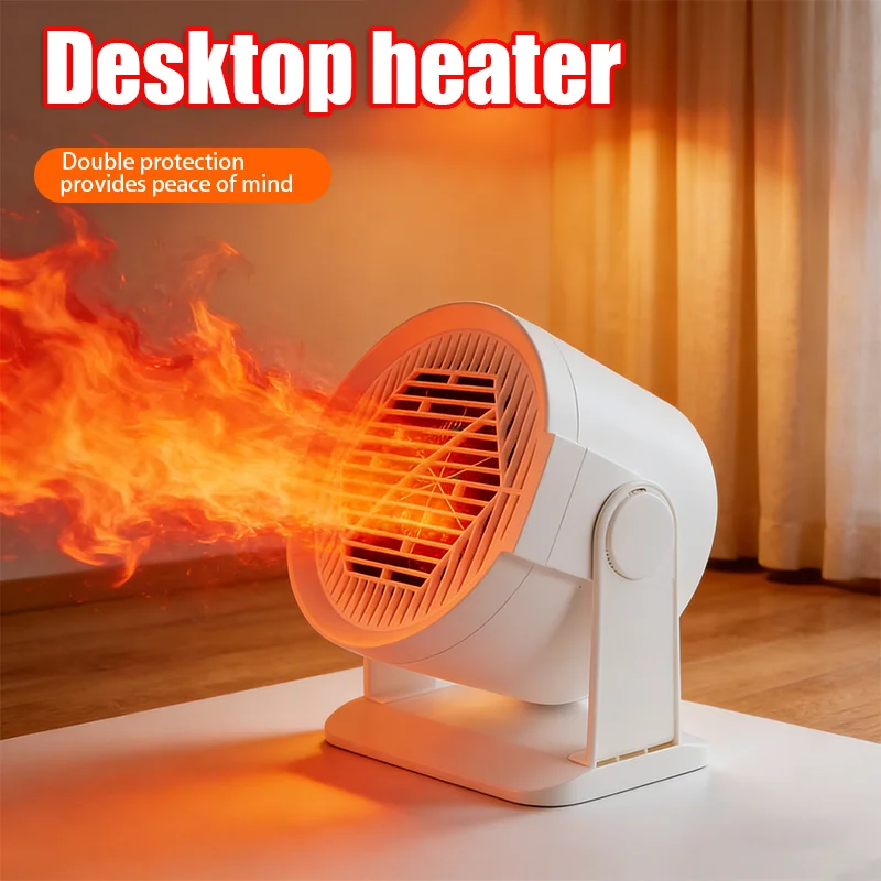 

Мини-портативные обогреватели, настольные бесшумные, быстрый нагрев, теплый вентилятор, 500 Вт, PTC-керамические обогреватели теплого воздуха для внутреннего офиса, зимы