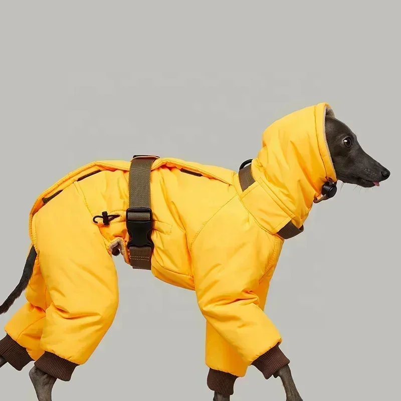 Wonderful Outdoor italian greyhound turtleneck jumpsuits winter dog jacket for greyhound