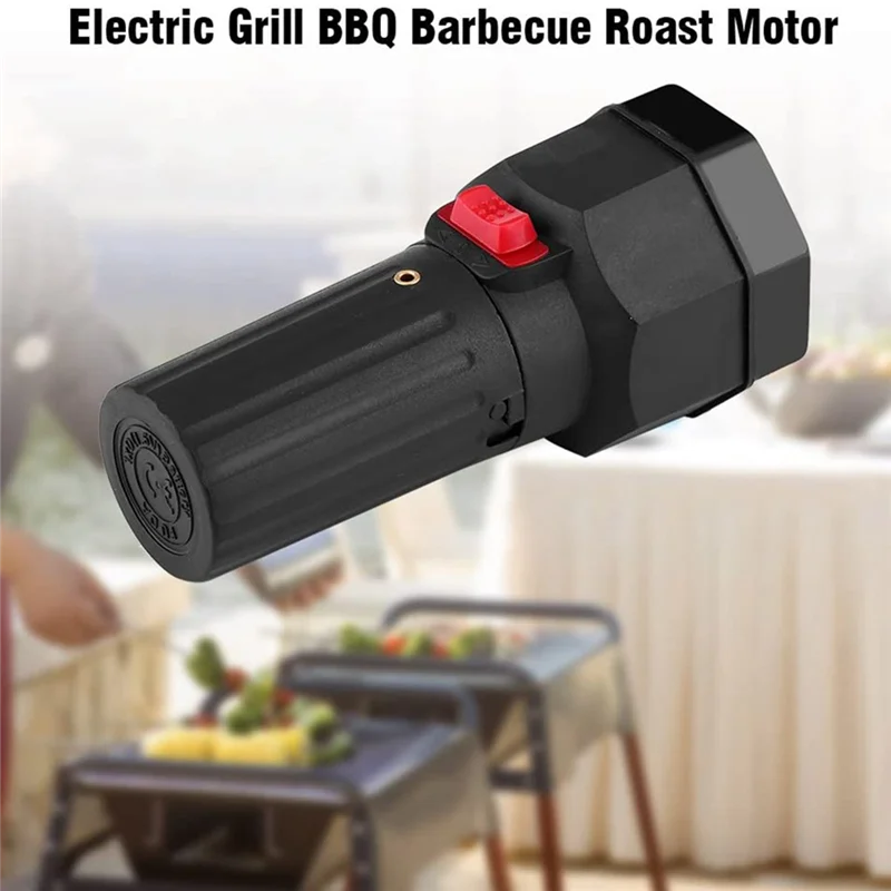 

B52C Barbecue Rotisserie Motor Electric BBQ Grill Rotary Motor (Battery Powered) Roast Bracket Accessories ,Black
