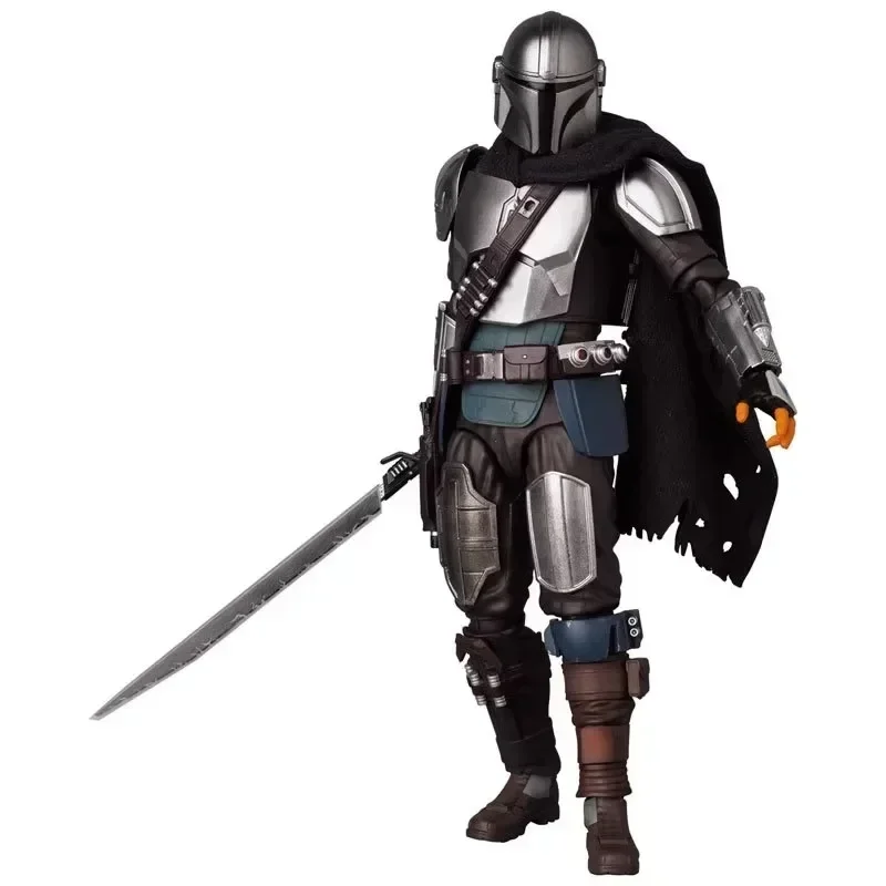 

Original Genuine Medicom Toy Star Wars The Mandalorian Grogu Mandalorian Mafex No.200 Ver.2.0 Model Toys Action Figures