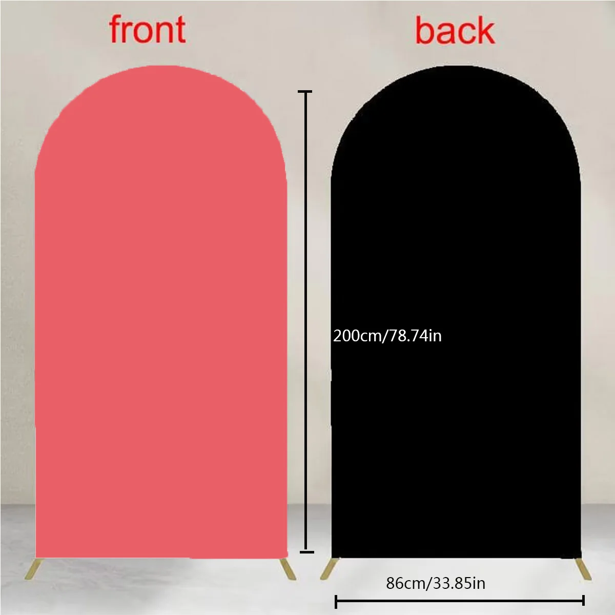 Arched Shape Backdrop Cover  33in Rose Arched Backdrop Background Cover for Birthday Party Baby Shower Wedding Decorations