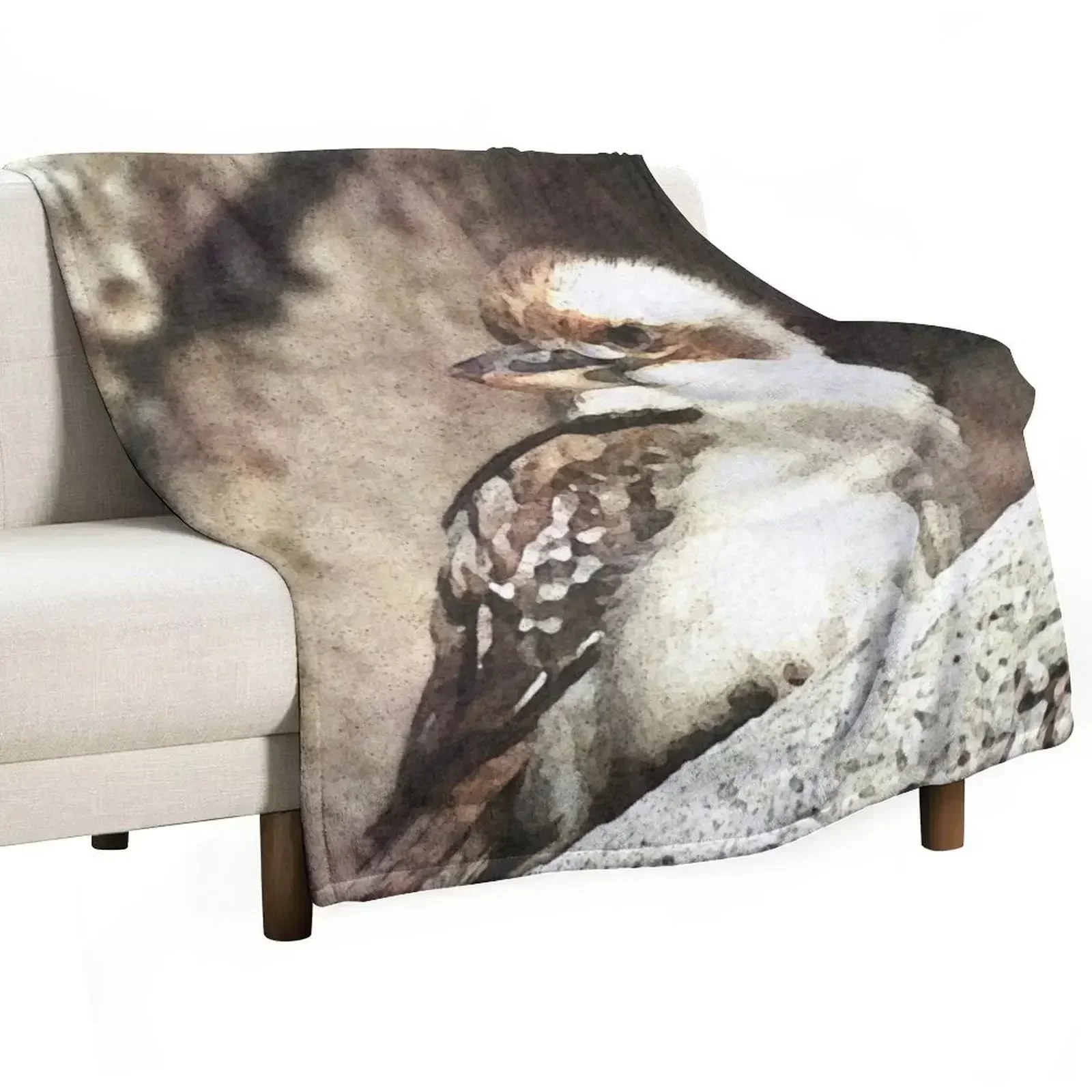 Australian Kookaburra Bird Throw Blanket heavy to sleep Decorative Sofa anime Softest Blankets