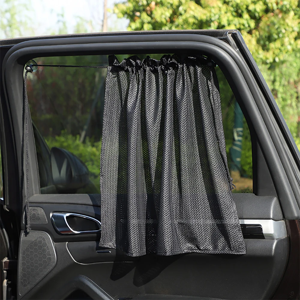 Summer Car Sunshade Curtains Blocks UV Rays Keeps Interior Cool and Protects from Fading - Durable and Easy to Install
